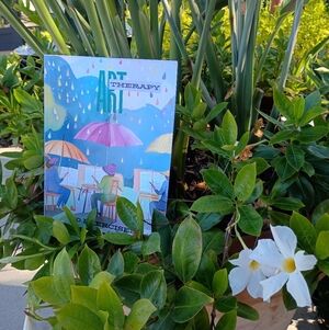 Art Therapy 60 Exercises Book with Colorful Cover